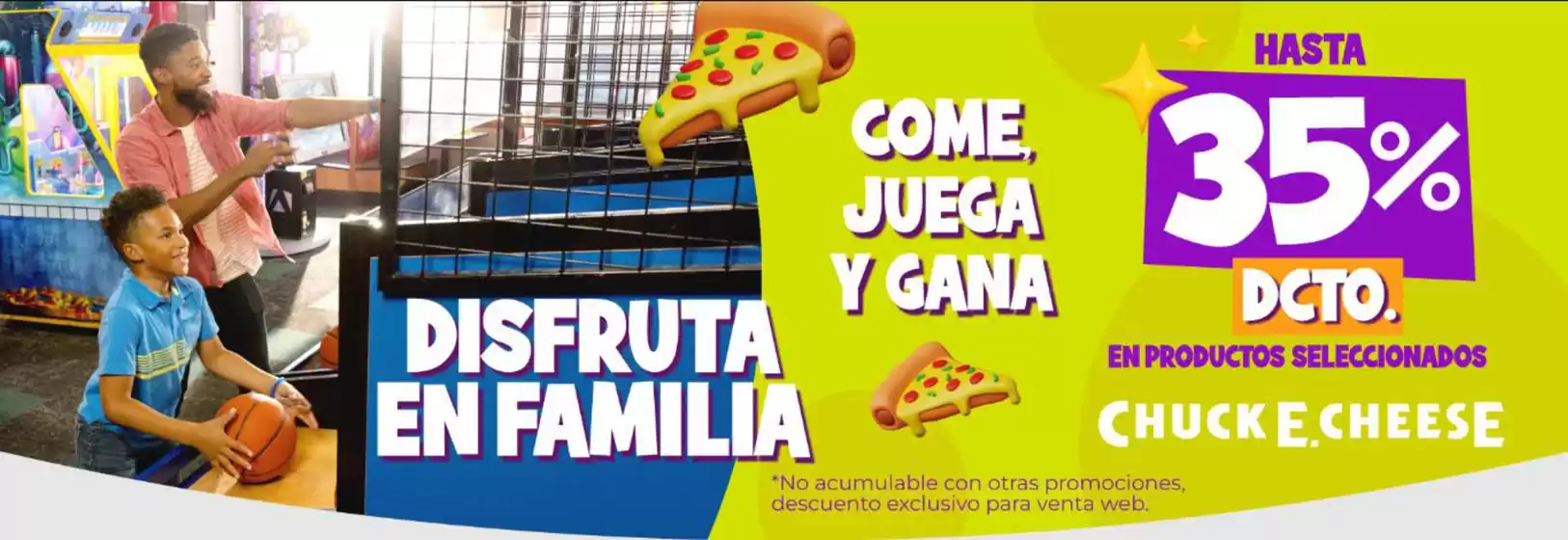 Catálogo Chuck E. Cheese´s | Hasta 35% dcto! | 2026-05-05T00:00:00.000Z - 2026-05-24T00:00:00.000Z