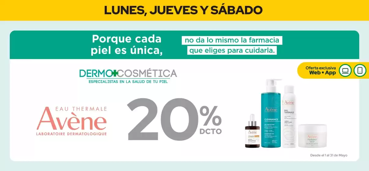 Catálogo Cruz Verde en Santiago | Promociones actuales | 2026-05-01T00:00:00.000Z - 2026-05-31T00:00:00.000Z