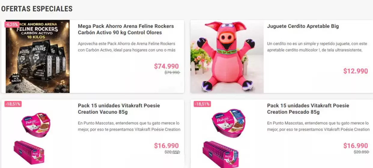 Catálogo PuntoMascotas en Los Lirios | Ofertas especiales! | 2026-05-14T00:00:00.000Z - 2026-05-31T00:00:00.000Z