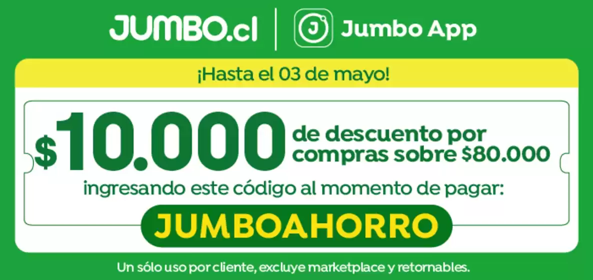 Catálogo Jumbo en Santiago | Gangas y ofertas actuales | 2026-05-16T00:00:00.000Z - 2026-05-30T00:00:00.000Z