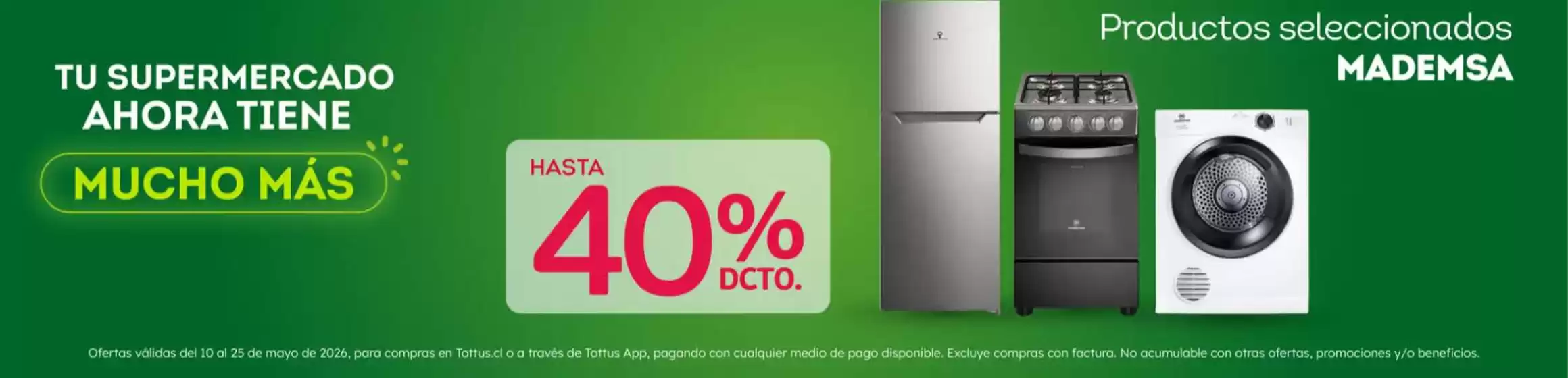 Catálogo Tottus | Hasta 40% dcto. | 2026-05-18T00:00:00.000Z - 2026-05-25T00:00:00.000Z