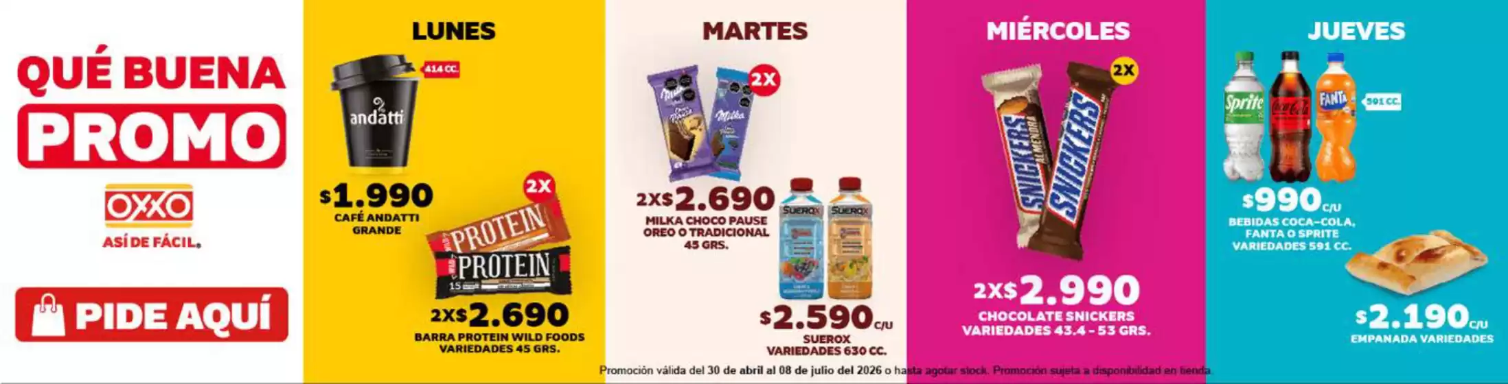 Catálogo OXXO en Yumbel | Ofertas promocional! | 2026-05-20T00:00:00.000Z - 2026-07-08T00:00:00.000Z