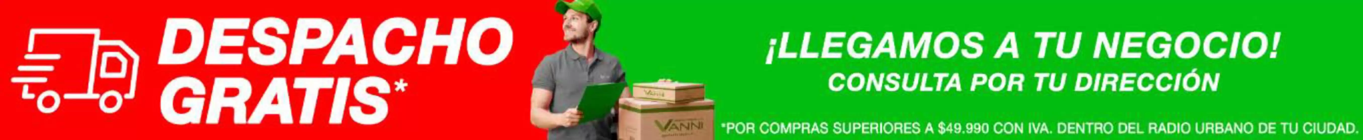 Catálogo Vanni | Despacho Gratis! | 2026-05-22T00:00:00.000Z - 2026-06-30T00:00:00.000Z
