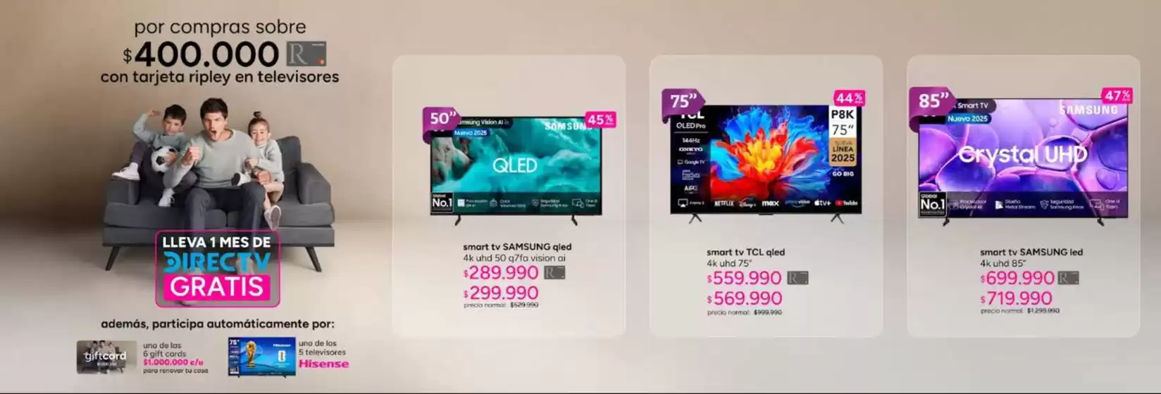 Catálogo Ripley | Ofertas promocional! | 2026-05-25T00:00:00.000Z - 2026-07-31T00:00:00.000Z