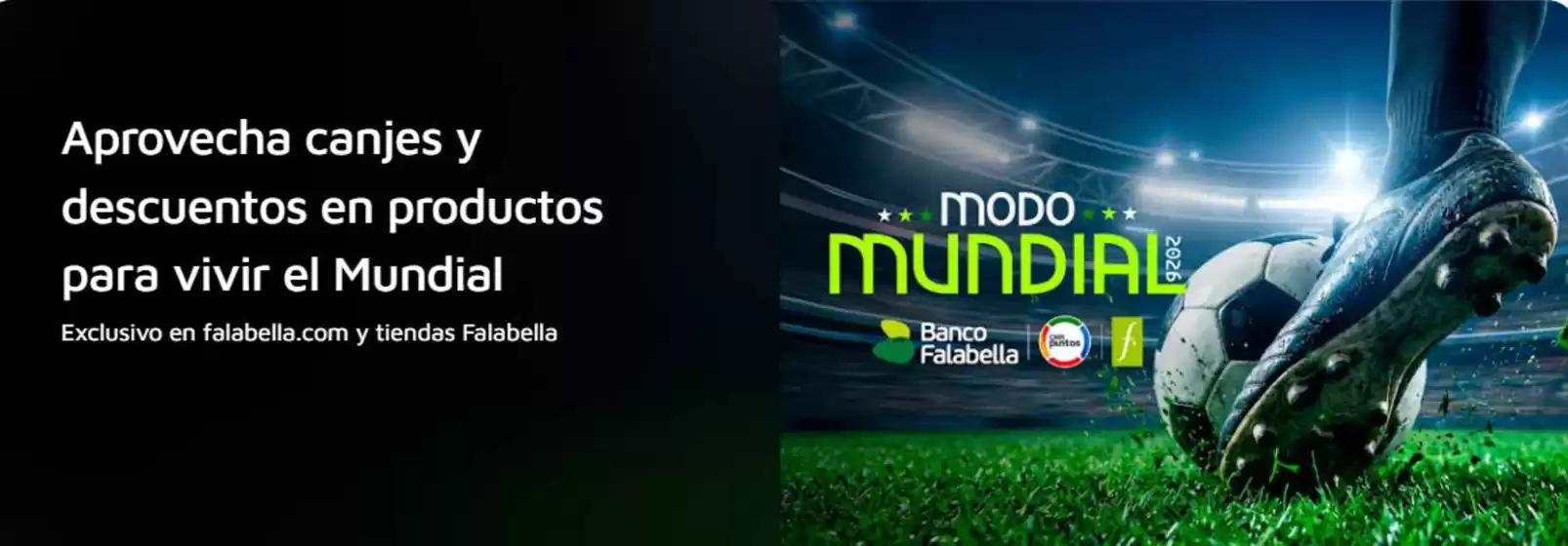 Catálogo Banco Falabella en Maipú | Modo mundial! | 2026-05-25T00:00:00.000Z - 2026-07-31T00:00:00.000Z