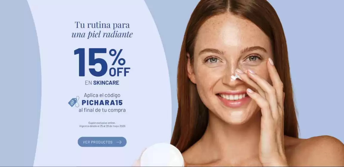 Catálogo Pichara en Estación Central | 15% Off en skincare! | 2026-05-25T00:00:00.000Z - 2026-05-28T00:00:00.000Z