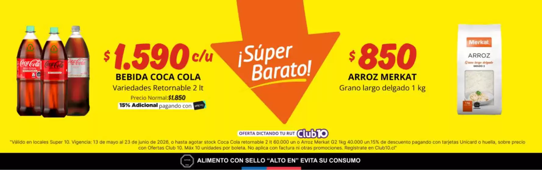 Catálogo Super 10 en Linares | Ofertas promocional! | 2026-05-29T00:00:00.000Z - 2026-06-23T00:00:00.000Z