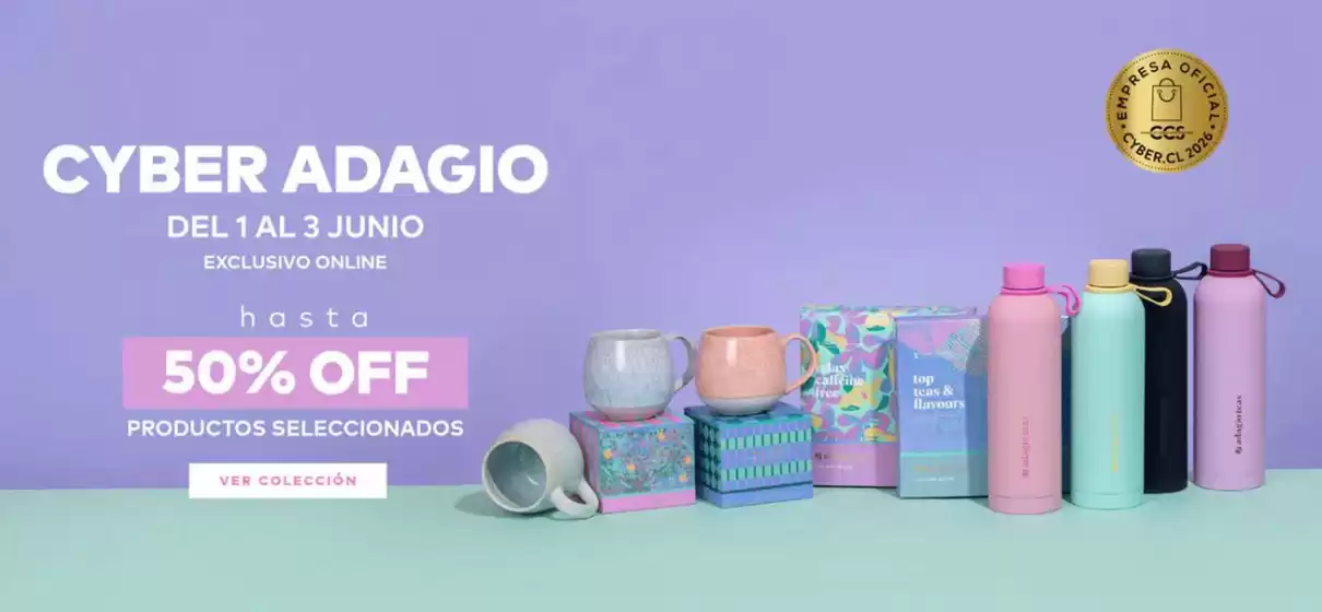 Catálogo Adagio Teas en Ñuñoa | Hasta 50% Off! | 2026-06-01T00:00:00.000Z - 2026-06-03T00:00:00.000Z