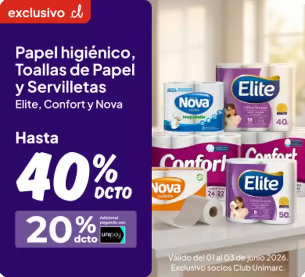Catálogo Unimarc en Coronel | Ofertas especiales atractivas para todos | 2026-06-01T00:00:00.000Z - 2026-06-03T00:00:00.000Z