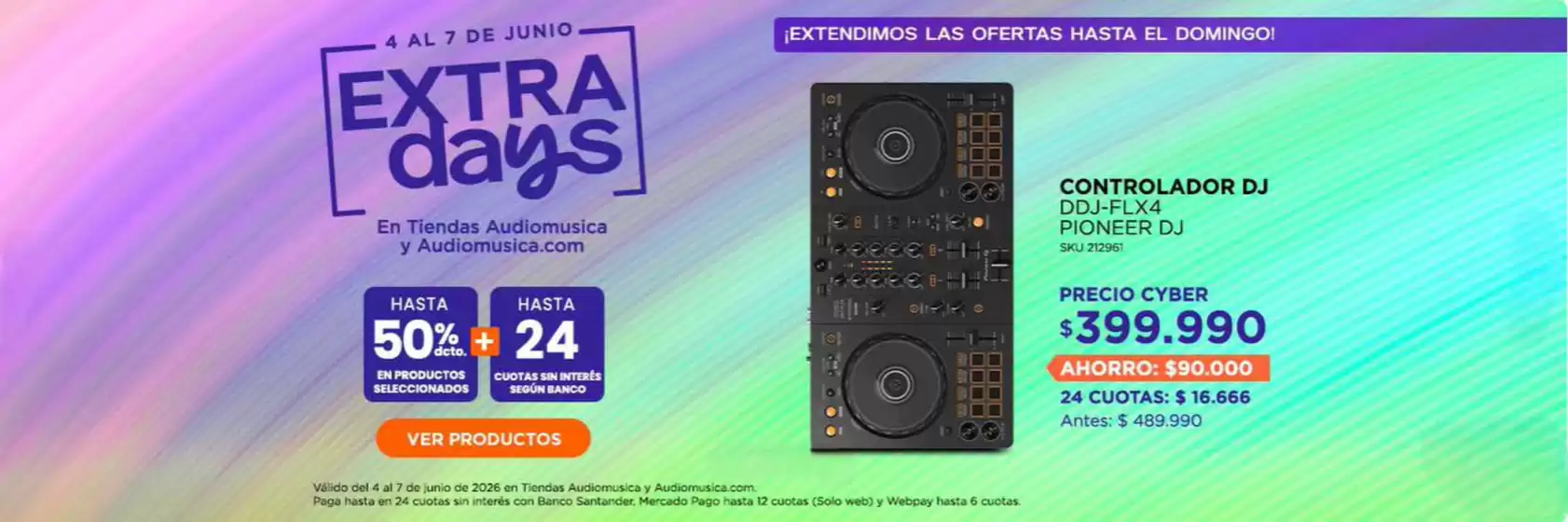 Catálogo Audiomusica | Hasta 50% dcto! | 2026-06-04T00:00:00.000Z - 2026-06-07T00:00:00.000Z