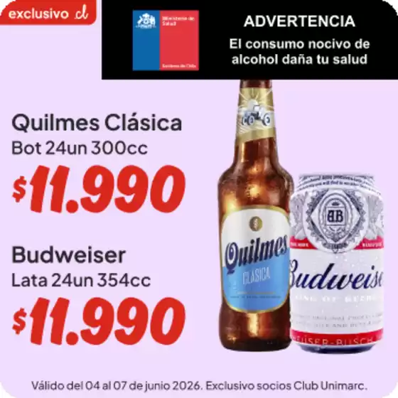 Catálogo Unimarc | Ofertas y gangas exclusivas | 2026-06-04T00:00:00.000Z - 2026-06-07T00:00:00.000Z
