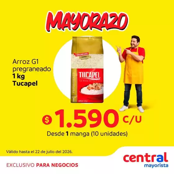 Catálogo Central Mayorista | Ofertas especiales atractivas para todos | 2026-06-08T00:00:00.000Z - 2026-07-22T00:00:00.000Z