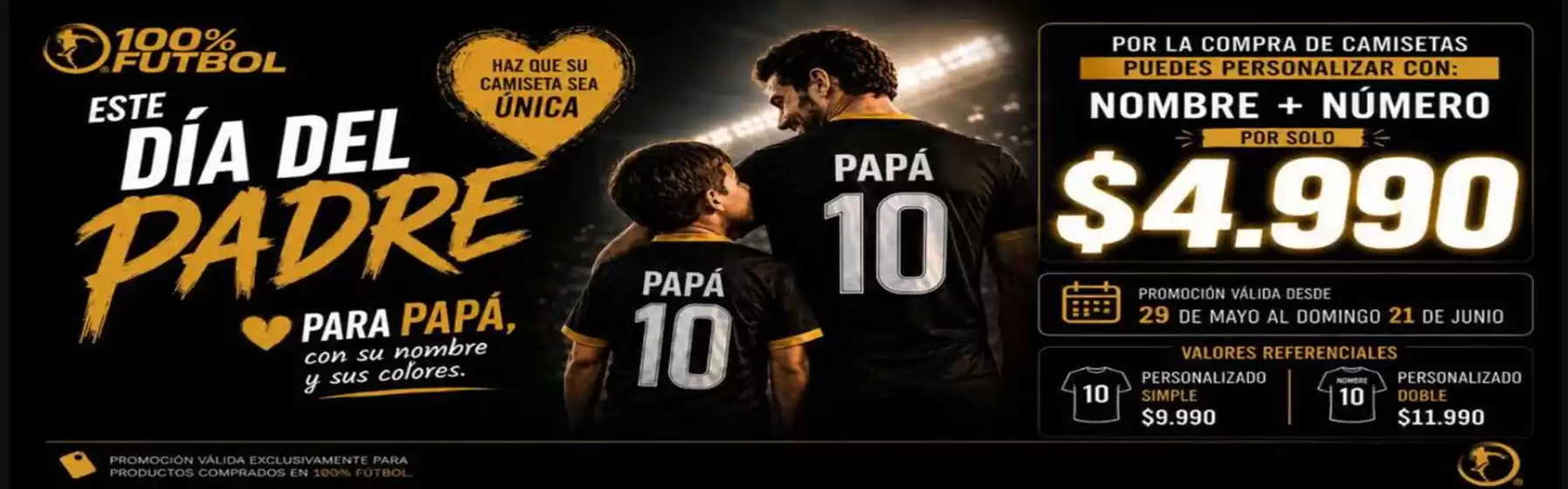 Catálogo 100% Futbol en Quinta Normal | Ofertas exclusivos! | 2026-06-09T00:00:00.000Z - 2026-06-21T00:00:00.000Z