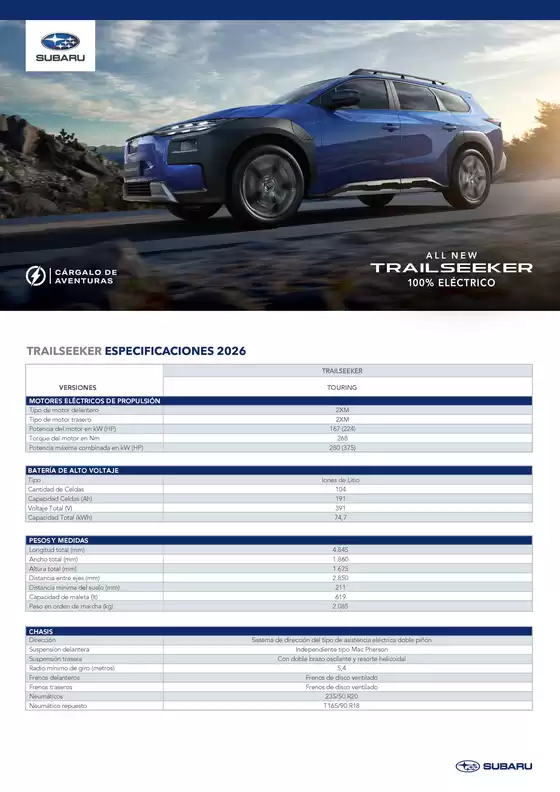 Catálogo Subaru en Quillota | Spec trailseeker 2026 a4 web 1 | 2026-01-01T00:00:00.000Z - 2026-12-31T00:00:00.000Z