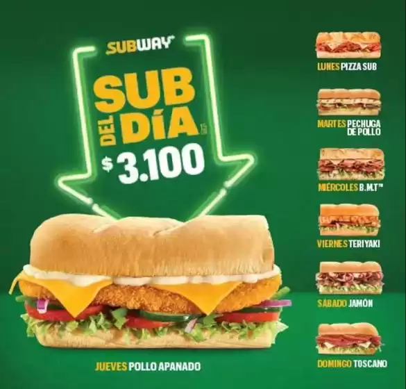Catálogo Subway | Ofertas exclusivos! | 2026-06-16T00:00:00.000Z - 2026-06-29T00:00:00.000Z