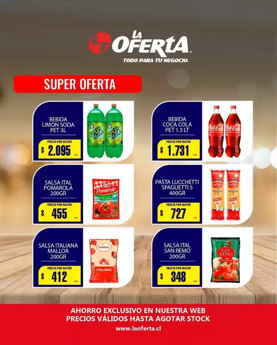 Catálogo La Oferta en Lampa | Nuestras mejores gangas | 2026-06-18T00:00:00.000Z - 2026-07-02T00:00:00.000Z