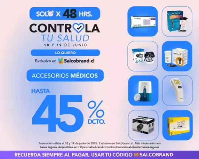 Catálogo Salcobrand | Excelente oferta para todos los clientes | 2026-06-18T00:00:00.000Z - 2026-06-19T00:00:00.000Z