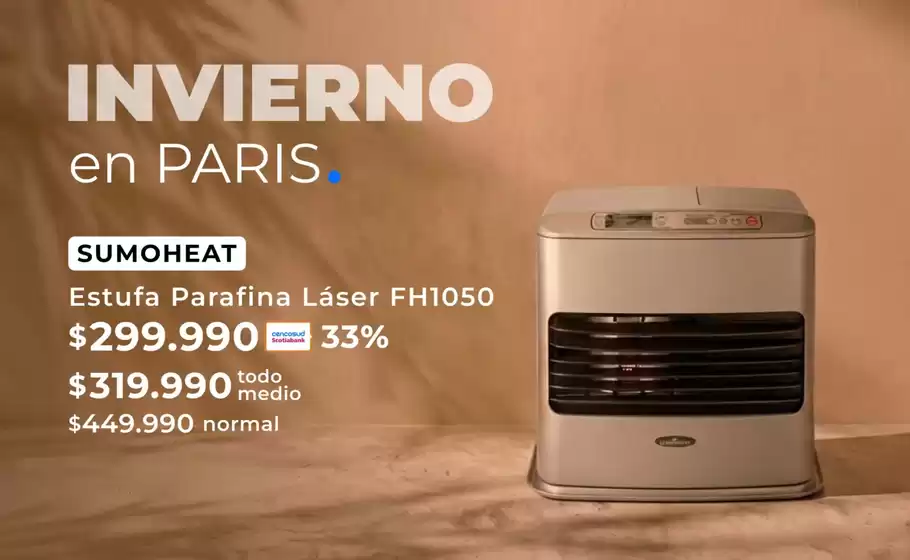 Catálogo Paris en Iquique | Excelente oferta para todos los clientes | 2026-06-01T00:00:00.000Z - 2026-08-31T00:00:00.000Z