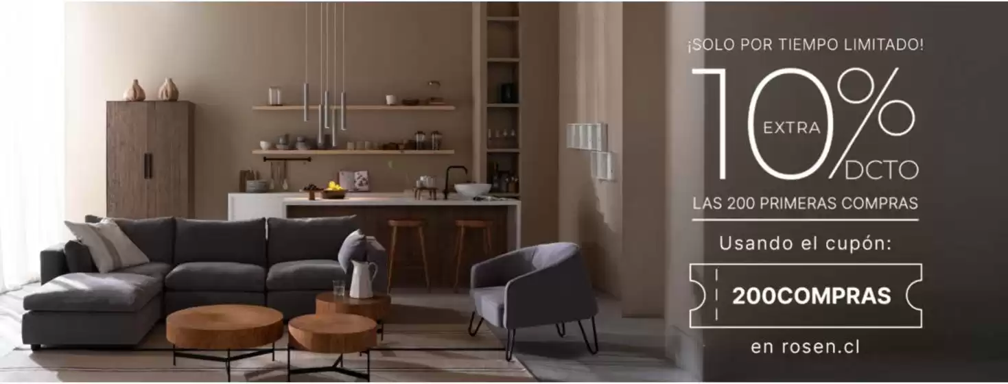 Catálogo Rosen | 10% extra dcto! | 2026-06-29T00:00:00.000Z - 2026-06-30T00:00:00.000Z