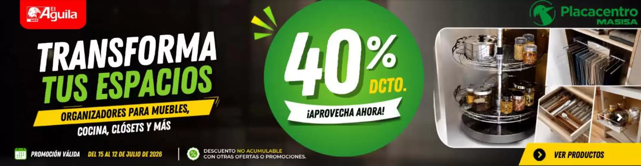 Catálogo Ferretería el Águila | 40% dcto. | 2026-06-29T00:00:00.000Z - 2026-07-12T00:00:00.000Z