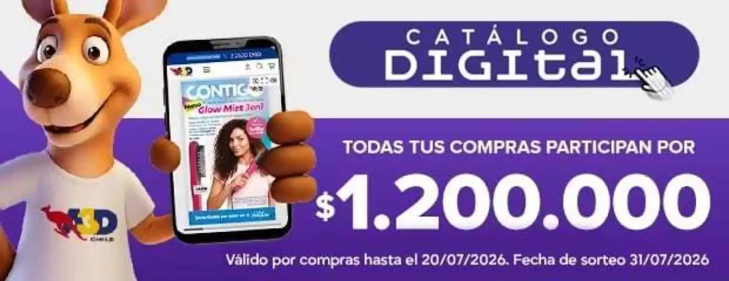 Catálogo A3D | Excelente oferta para cazadores de gangas | 2026-07-01T00:00:00.000Z - 2026-07-20T00:00:00.000Z