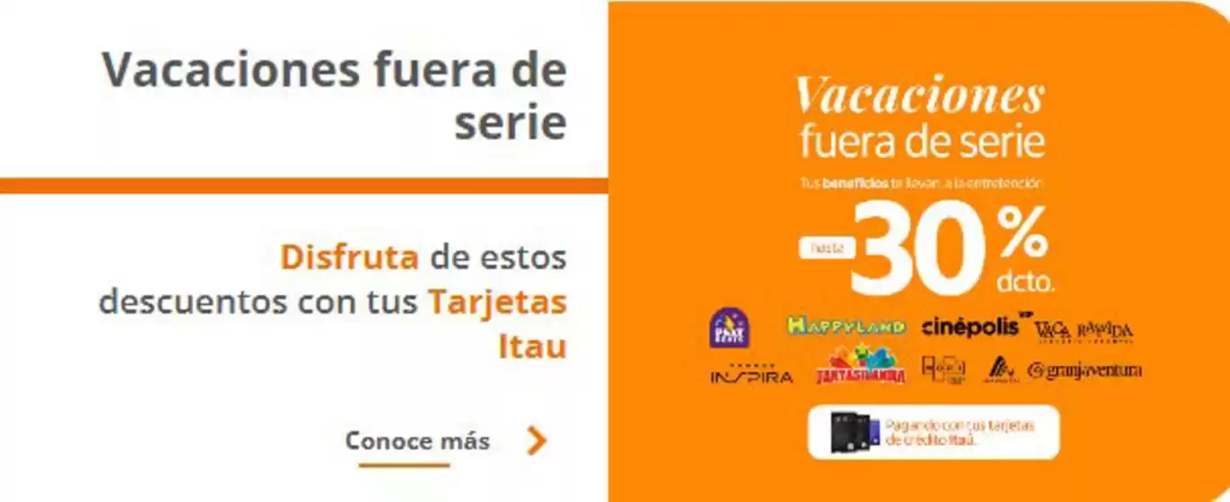 Catálogo Banco Itaú en Iquique | 30-40% dcto! | 2026-07-01T00:00:00.000Z - 2026-07-14T00:00:00.000Z
