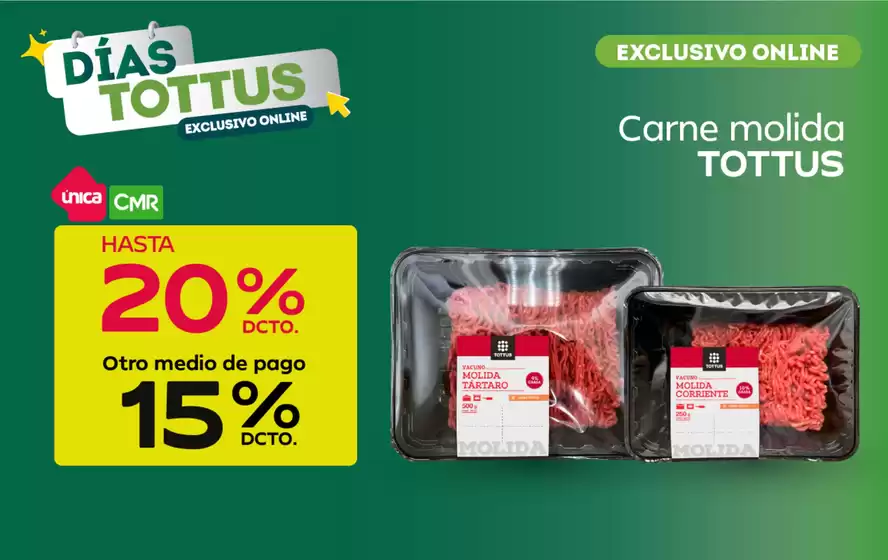 Catálogo Tottus en Quinta Normal | Nuestras mejores gangas | 2026-07-01T00:00:00.000Z - 2026-07-15T00:00:00.000Z