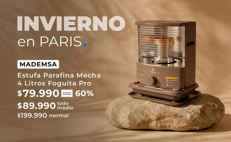Catálogo Paris en Melipilla | Nuevas ofertas para descubrir | 2026-07-02T00:00:00.000Z - 2026-07-16T00:00:00.000Z