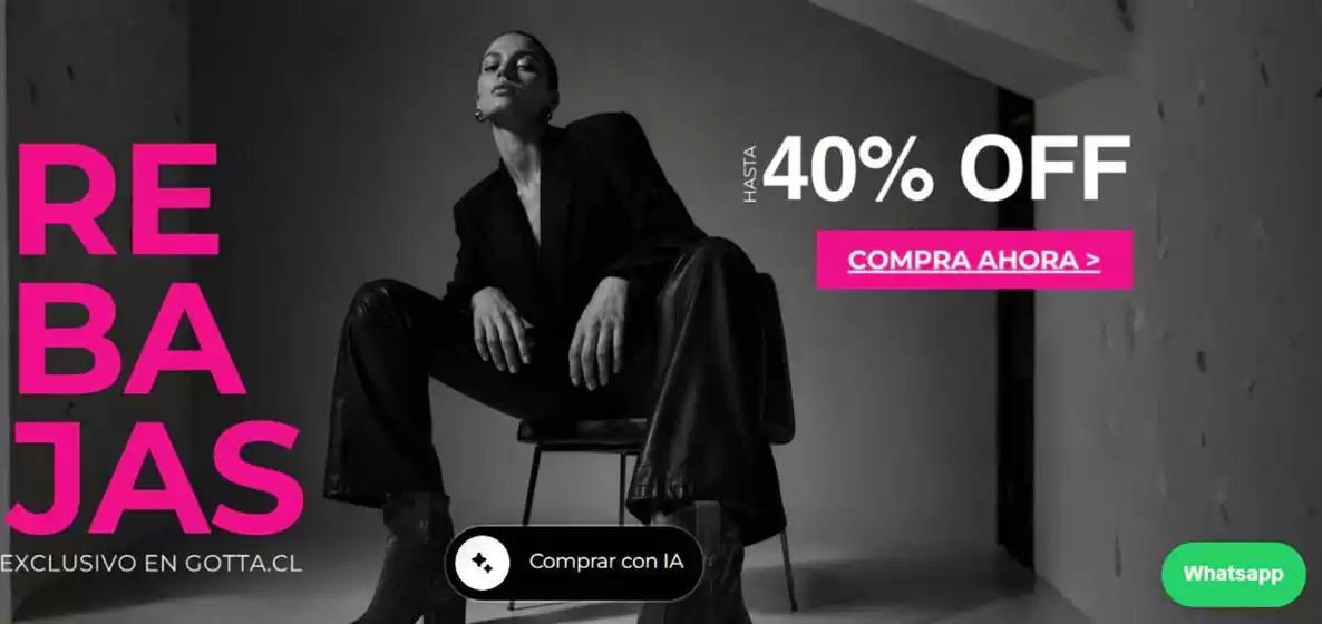 Catálogo Gotta en Labranza | Hasta 40% Off! | 2026-07-03T00:00:00.000Z - 2026-07-17T00:00:00.000Z