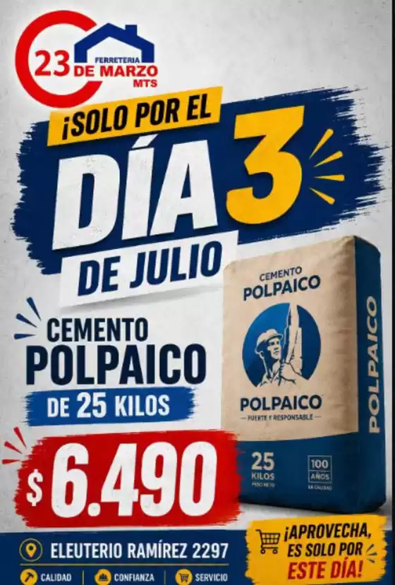 Catálogo Ferretería 23 de marzo en Viña del Mar | Hasta 15% dcto! | 2026-07-03T00:00:00.000Z - 2026-07-12T00:00:00.000Z