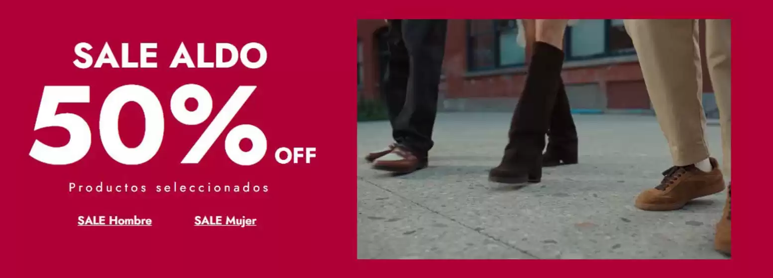 Catálogo Aldo en Villarrica | 50% Off! | 2026-07-03T00:00:00.000Z - 2026-07-31T00:00:00.000Z