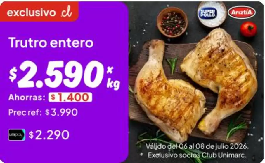 Catálogo Unimarc en Los Vilos | Ofertas Unimarc | 2026-07-06T00:00:00.000Z - 2026-07-20T00:00:00.000Z