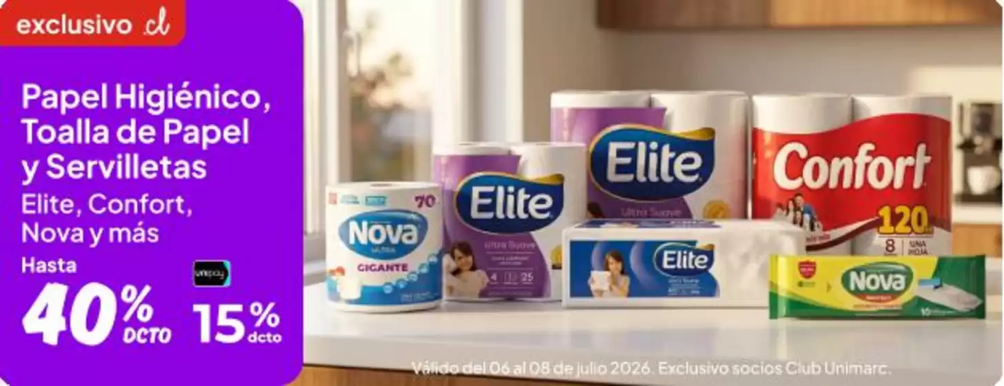 Catálogo Unimarc en Los Vilos | Ofertas principales y descuentos | 2026-07-06T00:00:00.000Z - 2026-07-20T00:00:00.000Z