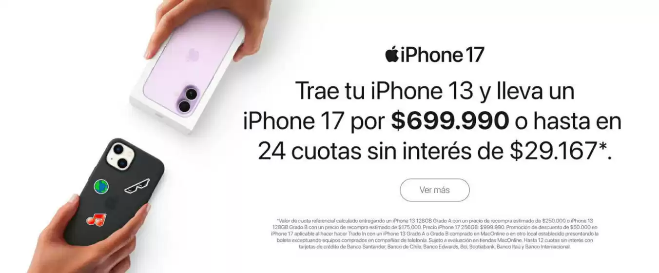Catálogo MacOnline | Ofertas promocional! | 2026-07-06T00:00:00.000Z - 2026-08-31T00:00:00.000Z
