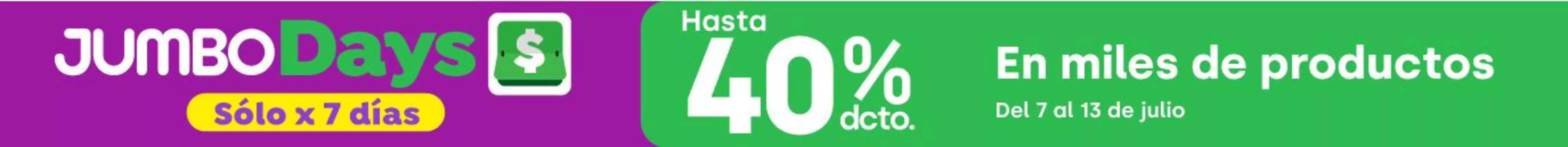 Catálogo Jumbo | Gangas exclusivas | 2026-07-07T00:00:00.000Z - 2026-07-13T00:00:00.000Z