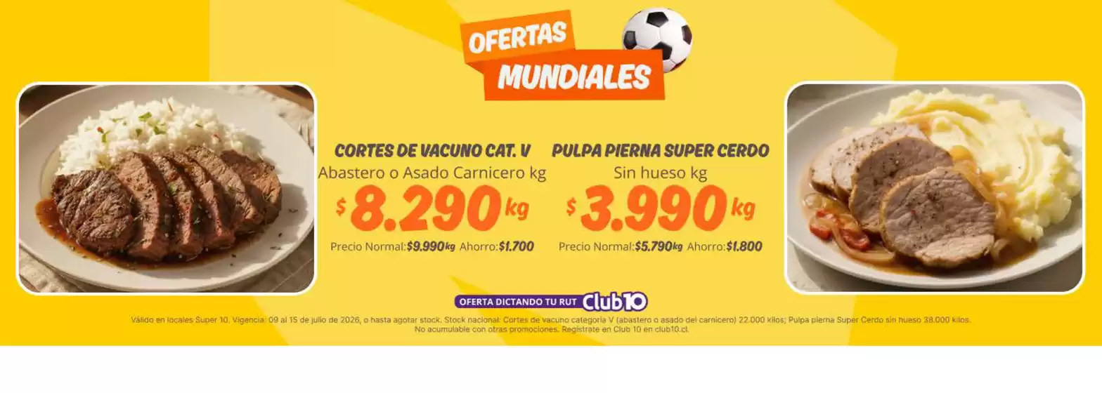 Catálogo Super 10 | Ofertas Mundiales | 2026-07-10T00:00:00.000Z - 2026-07-15T00:00:00.000Z