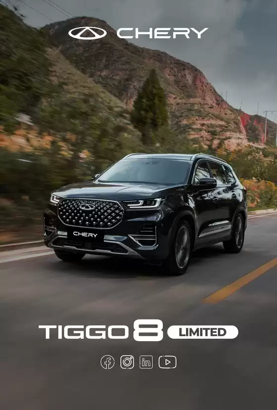 Catálogo Chery Motors en Chillán | Tiggo 8 | 2026-07-10T00:00:00.000Z - 2027-07-04T00:00:00.000Z