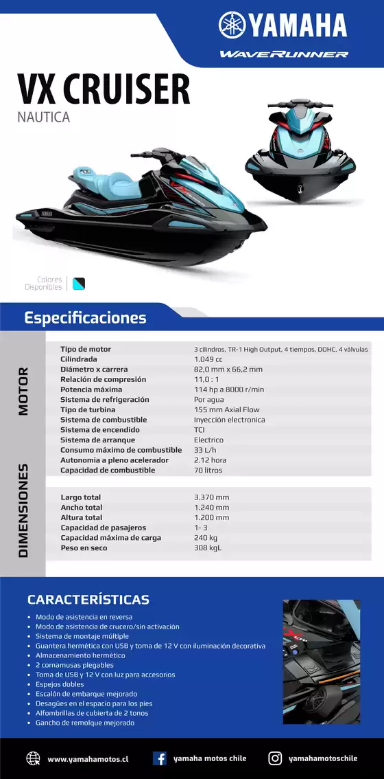 Catálogo Yamaha en San Carlos | VX CRUISER 5 | 2026-07-13T00:00:00.000Z - 2027-07-31T00:00:00.000Z