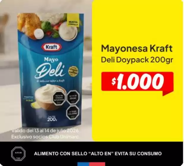 Catálogo Unimarc en Santa Bárbara | Gran variedad de ofertas | 2026-07-14T00:00:00.000Z - 2026-07-28T00:00:00.000Z