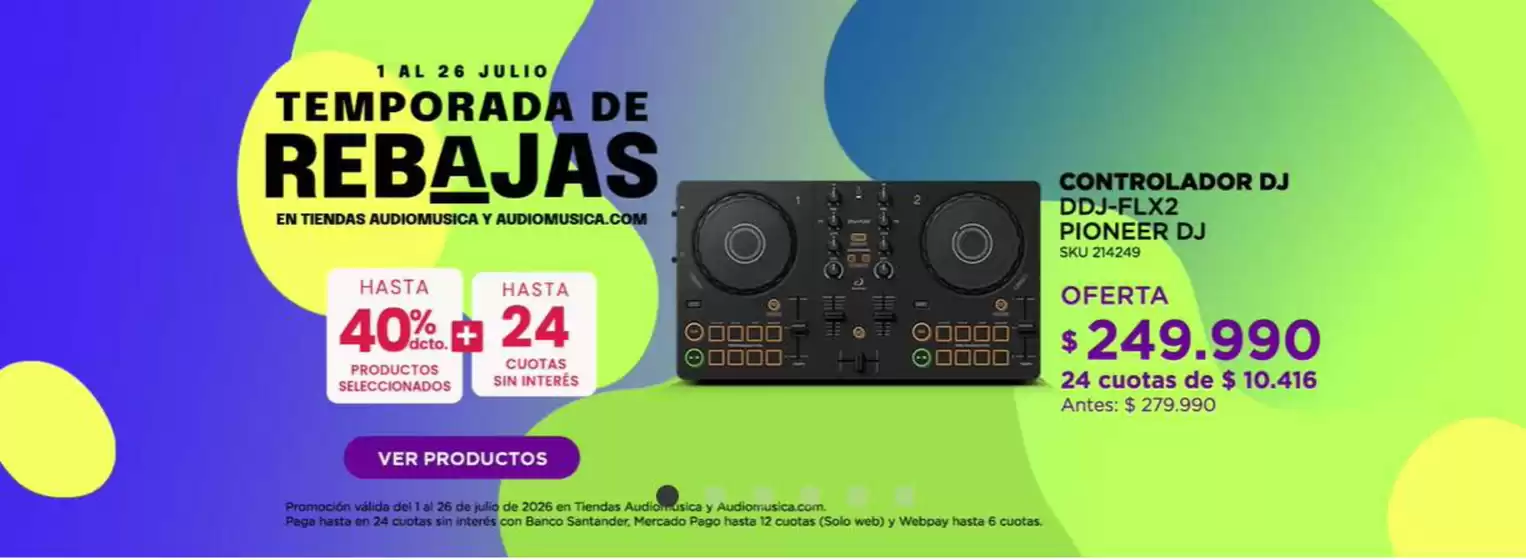 Catálogo Audiomusica | Ofertas exclusivos! | 2026-07-14T00:00:00.000Z - 2026-07-26T00:00:00.000Z