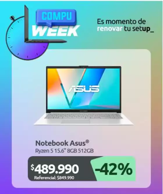 Catálogo PC Factory en Quellón | Ofertas principales para todos los clientes | 2026-07-17T00:00:00.000Z - 2026-07-31T00:00:00.000Z