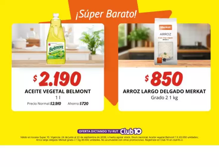 Catálogo Super 10 | Ofertas Super 10 | 2026-06-24T00:00:00.000Z - 2026-09-22T00:00:00.000Z