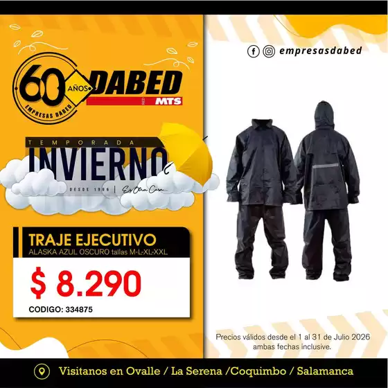 Catálogo Dabed en Puqueldon | Ofertas especiales atractivas para todos | 2026-07-18T00:00:00.000Z - 2026-08-01T00:00:00.000Z