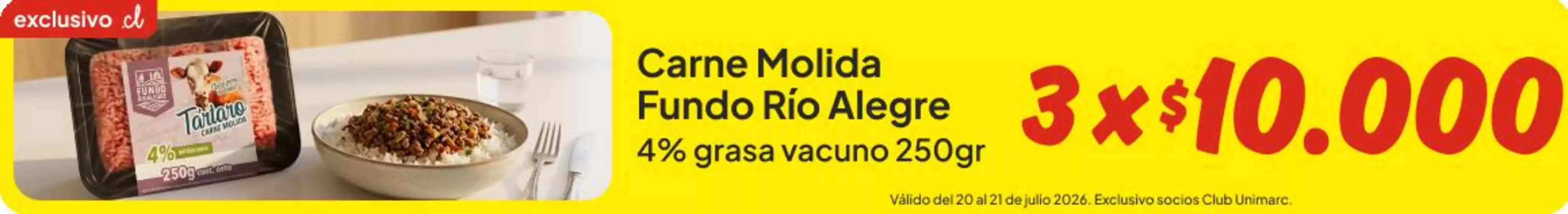 Catálogo Unimarc | Ofertas principales para todos los cazadores de gangas | 2026-07-20T00:00:00.000Z - 2026-07-21T00:00:00.000Z