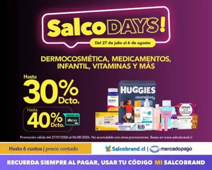Catálogo Salcobrand en Algarrobo | Promociones actuales | 2026-07-27T00:00:00.000Z - 2026-08-06T00:00:00.000Z