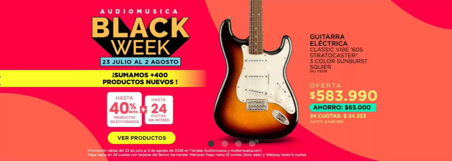 Catálogo Audiomusica | Black week! | 2026-07-28T00:00:00.000Z - 2026-08-02T00:00:00.000Z