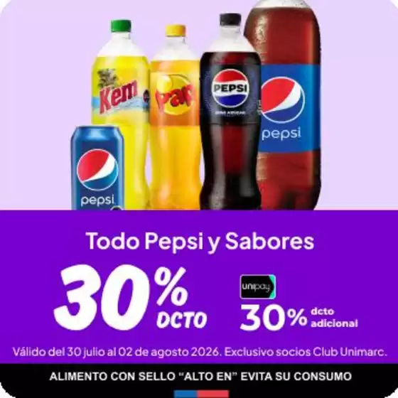 Catálogo Unimarc | Gangas exclusivas | 2026-07-30T00:00:00.000Z - 2026-08-02T00:00:00.000Z
