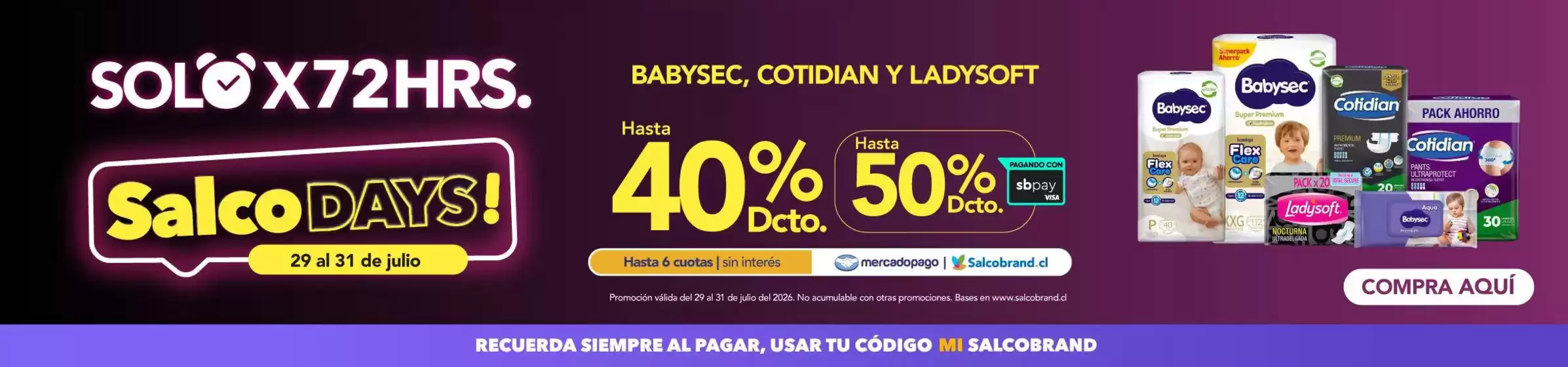 Catálogo Salcobrand | Ofertas especiales atractivas para todos | 2026-07-29T00:00:00.000Z - 2026-07-31T00:00:00.000Z