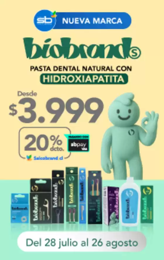 Catálogo Salcobrand en María Pinto | Descubre ofertas atractivas | 2026-07-28T00:00:00.000Z - 2026-08-26T00:00:00.000Z