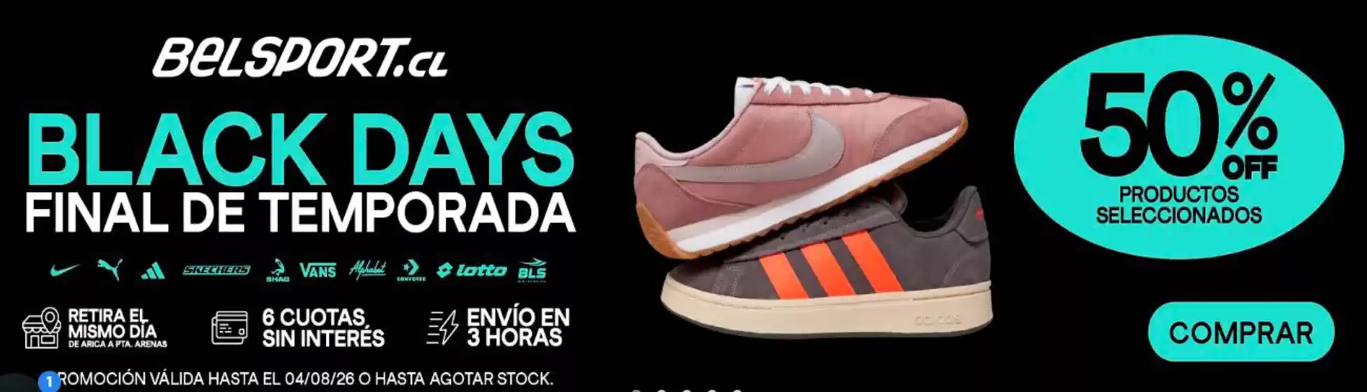 Catálogo Belsport | Hasta 50% Off! | 2026-08-03T00:00:00.000Z - 2026-08-04T00:00:00.000Z